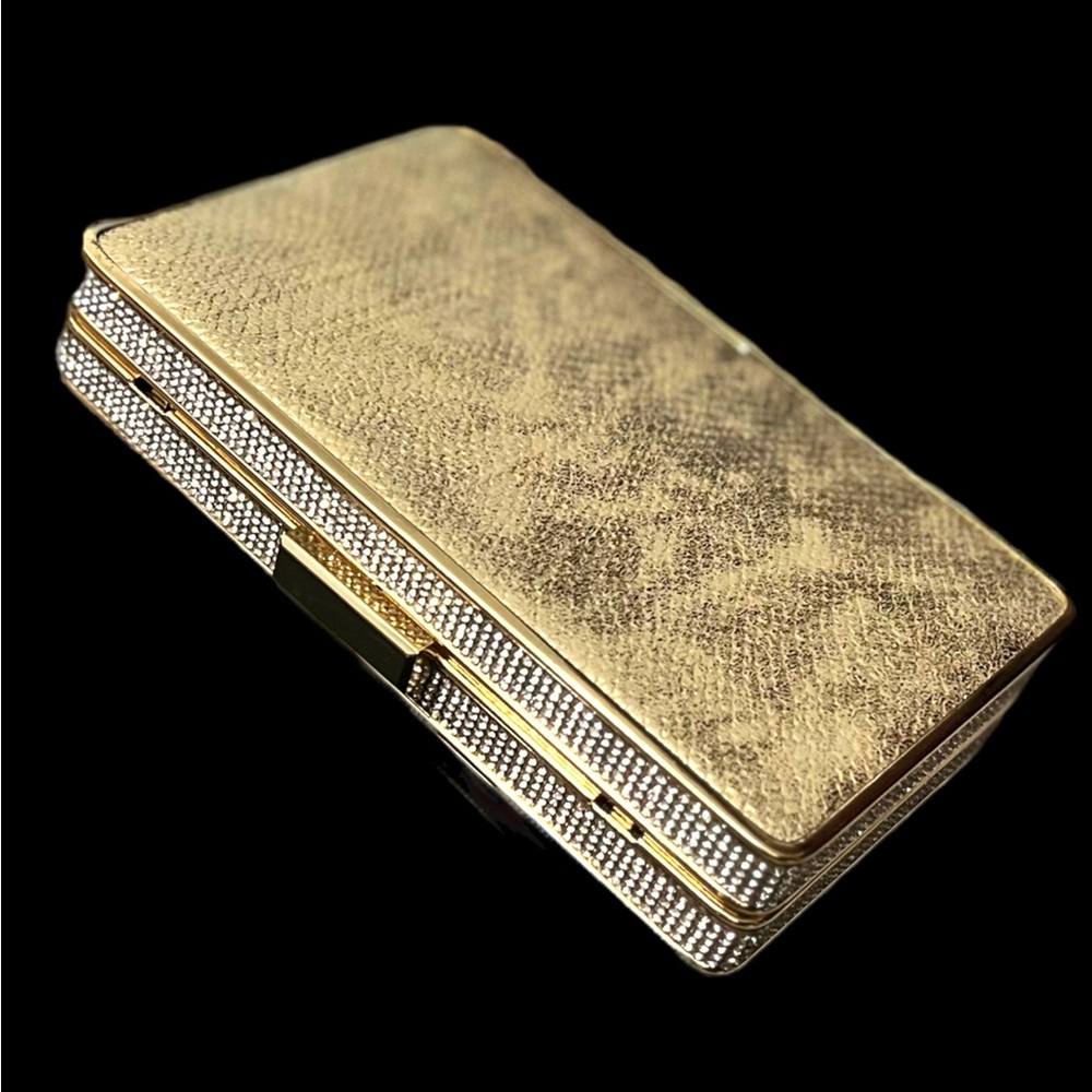 Box gold clutch